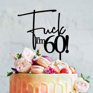 Humorous cake toppers